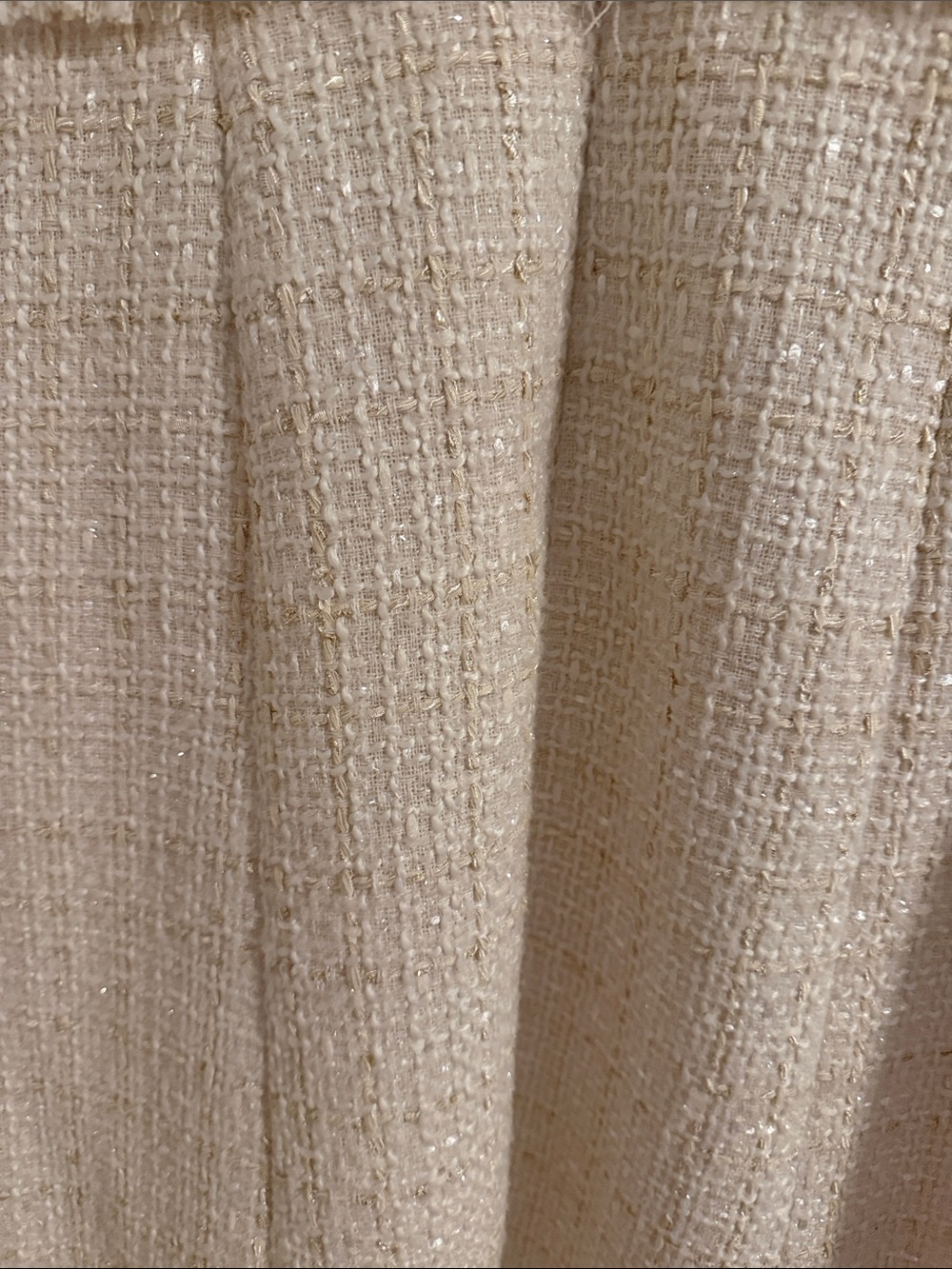 Eliza J Cream Sleeveless Tweed-Trim Sheath Dress - Picture 4 of 6